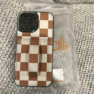 iPhone 13 Pro Max Chestnut Checks Walli Case